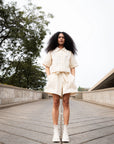 MAS MONTREAL - ALMERIA BLOUSE - ECRU - SS25