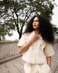 MAS MONTREAL - ALMERIA BLOUSE - ECRU - SS25