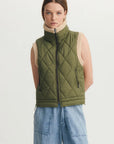 MELISSA NEPTON - DEMI VEST - KHAKI - FW25