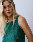 MELISSA NEPTON - LAURIE SWEATER - EMERALD - SS26