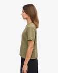 COLORFUL STANDARD - T SHIRT BOXY COURT - DUSTY OLIVE