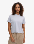 COLORFUL STANDARD - T SHIRT BOXY COURT - BLEU POLAIRE