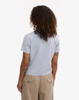 COLORFUL STANDARD - T SHIRT BOXY COURT - BLEU POLAIRE