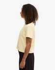 COLORFUL STANDARD - T SHIRT BOXY COURT - JAUNE DOUX