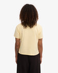 COLORFUL STANDARD - T SHIRT BOXY COURT - JAUNE DOUX