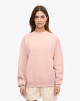 COLORFUL STANDARD - CHANDAIL COTON OUATÉ SURDIMENSIONNÉ - ROSE DÉLAVÉ
