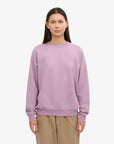 COLORFUL STANDARD - CHANDAIL COTON OUATÉ SURDIMENSIONNÉ - MAUVE PERLÉ