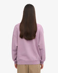 COLORFUL STANDARD - CHANDAIL COTON OUATÉ SURDIMENSIONNÉ - MAUVE PERLÉ