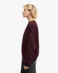 COLORFUL STANDARD - OVERSIZED CREWNECK - OXBLOOD RED