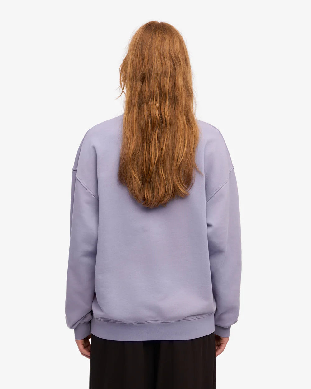 COLORFUL STANDARD - CHANDAIL COTON OUATÉ SURDIMENSIONNÉ - MAUVE JADE