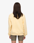 COLORFUL STANDARD - CHANDAIL COTON OUATÉ SURDIMENSIONNÉ - JAUNE PALE