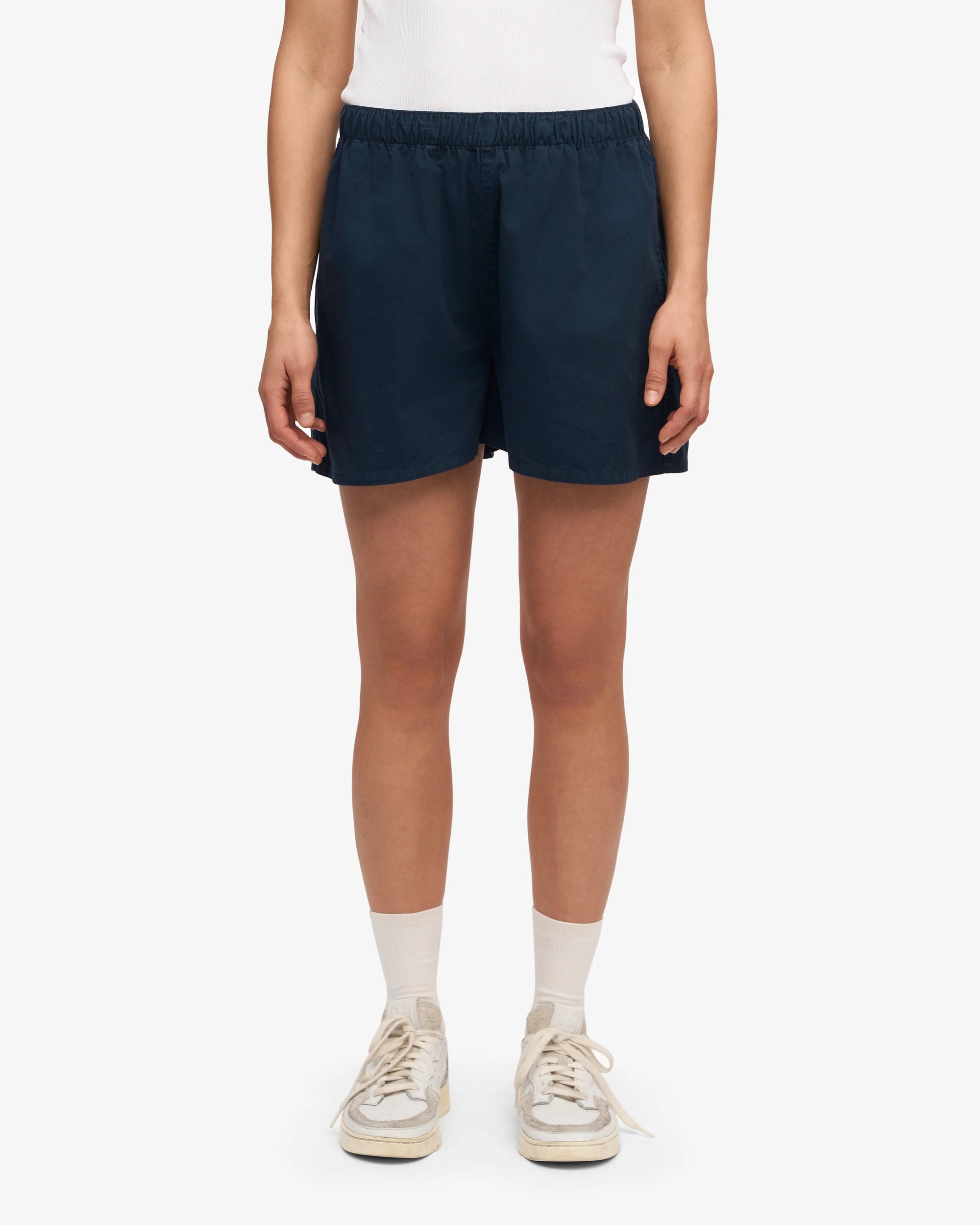 COLORFUL STANDARD - TWILL SHORTS - NAVY BLUE