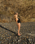 OTHERSEA - MAILLOT STELLA - BLACK TOWEL - LONG