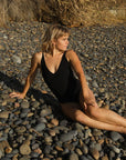 OTHERSEA - MAILLOT STELLA - BLACK TOWEL - LONG