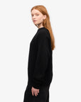 COLORFUL STANDARD - OVERSIZED MERINO WOOL CREW - BLACK