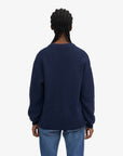 COLORFUL STANDARD - CHANDAIL MÉRINO SURDIMENSIONNÉ - MARINE BLEU
