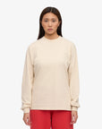 COLORFUL STANDARD - T-SHIRT SURDIMENSIONNÉ MANCHES LONGUES - BLANC IVOIRE