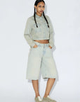 DR DENIM - SHORT BREE - STREAM PALE VINTAGE WORN - PÉ26