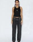 DR DENIM - NIKA WORKER JEANS - BLACK VIELLI - SS26