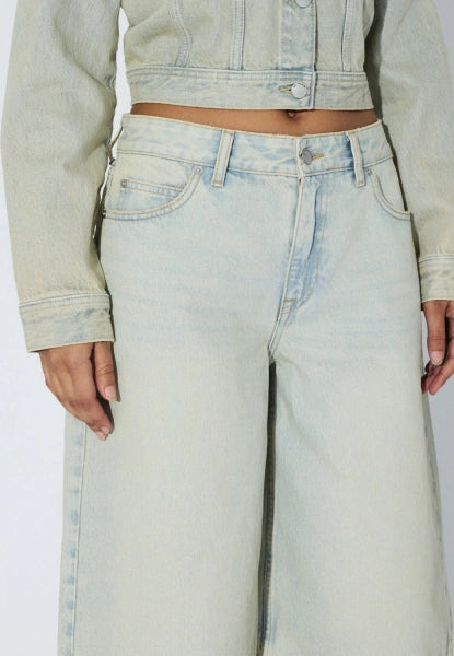 DR DENIM - SHORT BREE - STREAM PALE VINTAGE WORN - PÉ26