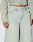 DR DENIM - SHORT BREE - STREAM PALE VINTAGE WORN - PÉ26
