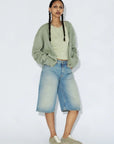 DR DENIM - BREE SHORTS - STREAM SKY AGED - SS26
