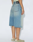 DR DENIM - BREE SHORTS - STREAM SKY AGED - SS26