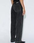 DR DENIM - NIKA WORKER JEANS - BLACK VIELLI - SS26