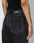 DR DENIM - NIKA WORKER JEANS - BLACK VIELLI - SS26