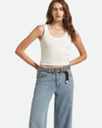 BRIXTON - CAMISOLE POINTELLE - BLANC CASSÉ - AH25