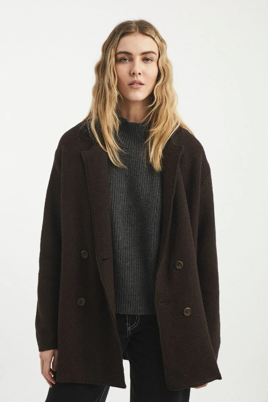 Manteau sales en solde