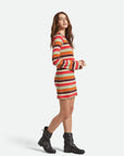 BRIXTON - ROBE TRICOT DOLLY - RAYURES MULTI - AH25