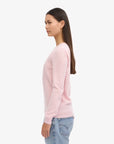 COLORFUL STANDARD - LIGHT MERINO WOOL SWEATER - FADED PINK