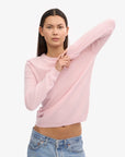 COLORFUL STANDARD - LIGHT MERINO WOOL SWEATER - FADED PINK