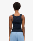COLORFUL STANDARD - RIB TANK TOP - NAVY BLUE