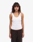 COLORFUL STANDARD - RIB TANK TOP - OPTICAL WHITE