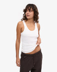 COLORFUL STANDARD - RIB TANK TOP - OPTICAL WHITE