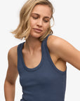 COLORFUL STANDARD - RIB TANK TOP - POWDER BLUE