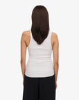 COLORFUL STANDARD - RIB TANK TOP - SNOW MELANGE