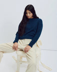 EVE GRAVEL - ZÉPHIR KNITWEAR - BLEU CHINÉ - FW25