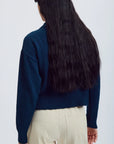 EVE GRAVEL - ZÉPHIR KNITWEAR - BLEU CHINÉ - FW25