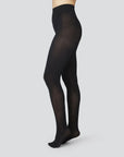 SWEDISH STOCKINGS - ALICE TIGHTS - BLACK CASHMERE