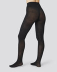 SWEDISH STOCKINGS - ALICE TIGHTS - BLACK CASHMERE