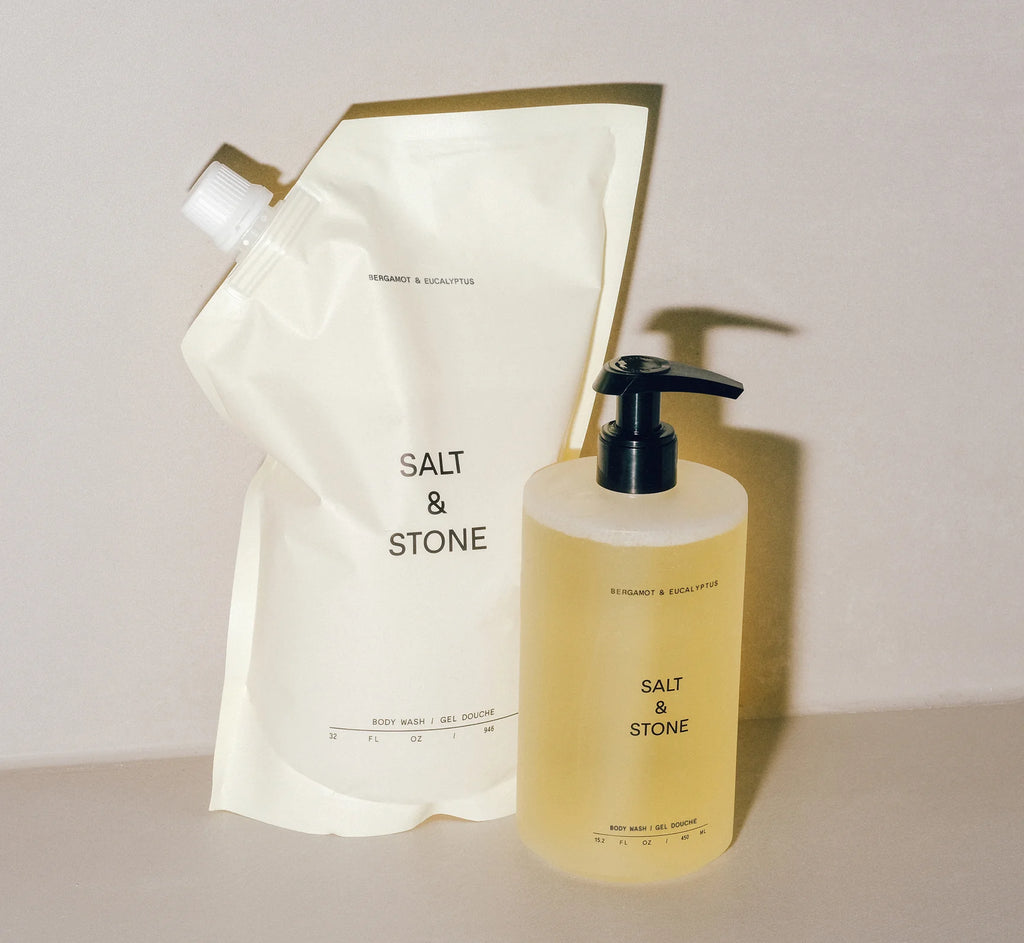 SALT & STONE - REFILL * BODY WASH - BERGAMOT & HINOKI