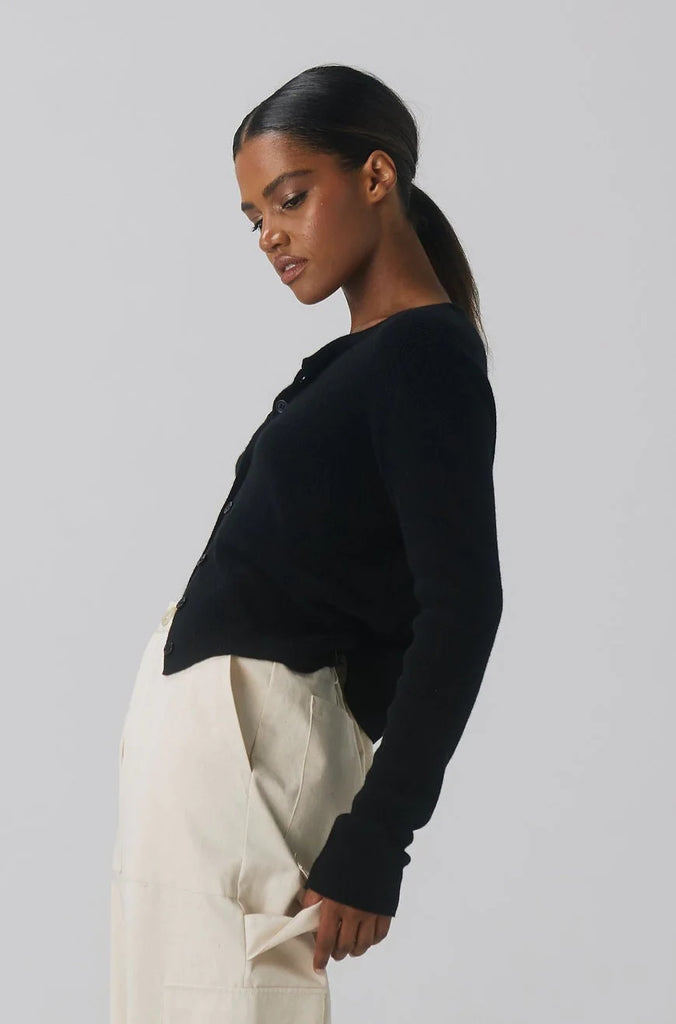 BOHÈME - CARDIGAN CASHMERE - BLACK