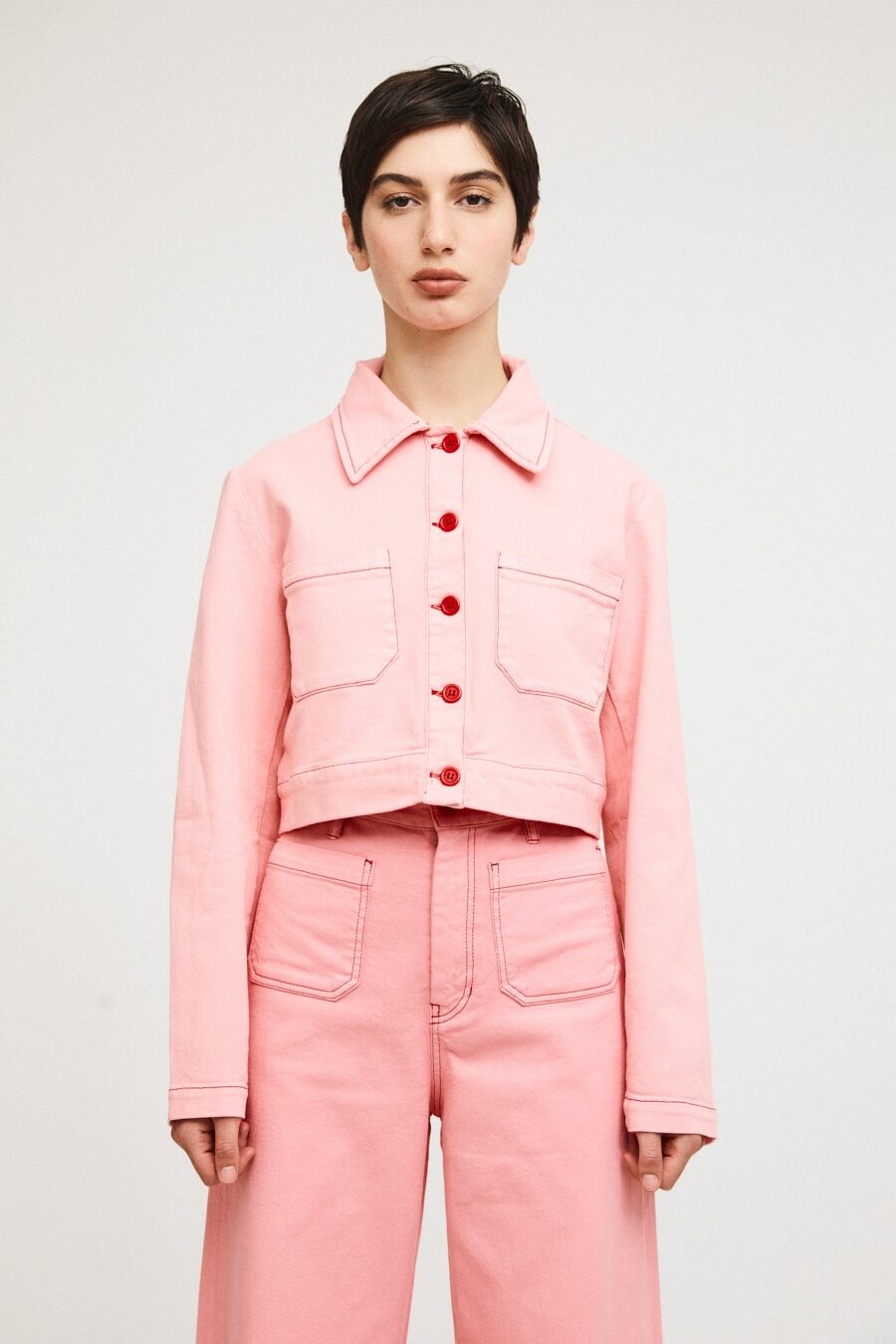 RITA ROW - EDIE CROP JACKET - PINK - SS23