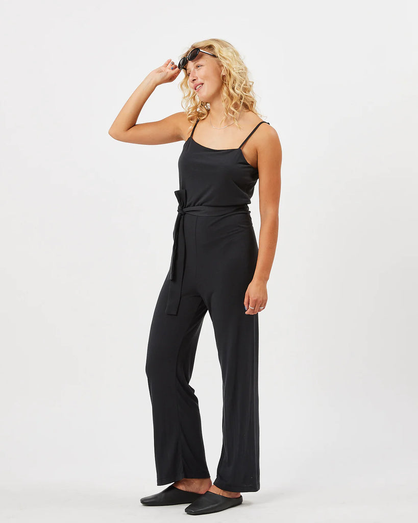 Black sales soft overalls