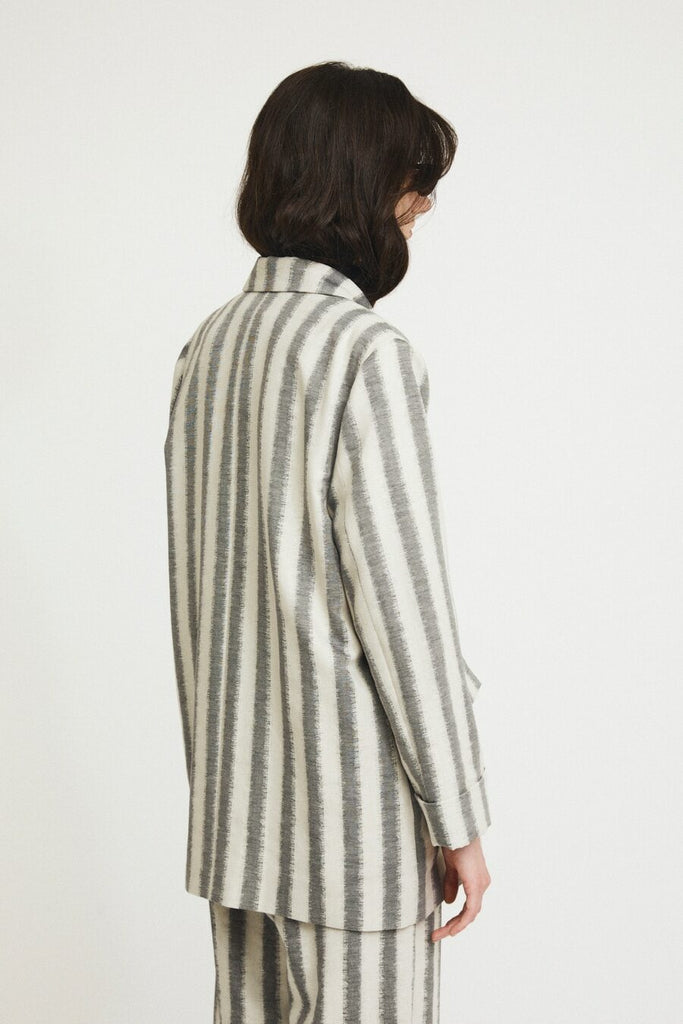 RITA ROW - WILSON BLAZER - BLACK STRIPES - SS23