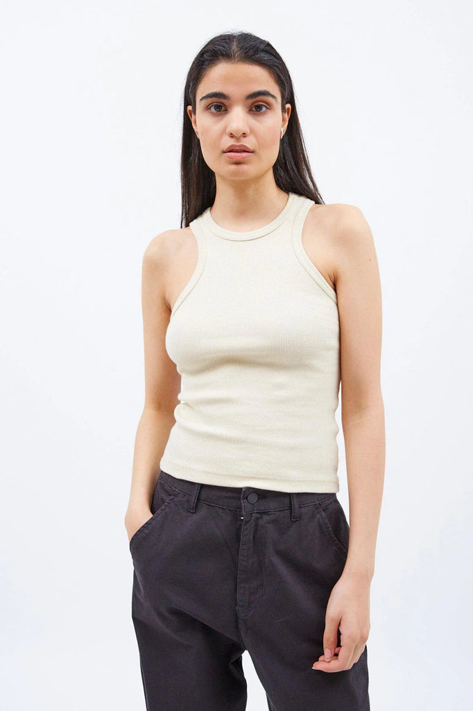 DR DENIM - AMELIE TOP - BONE - SS23