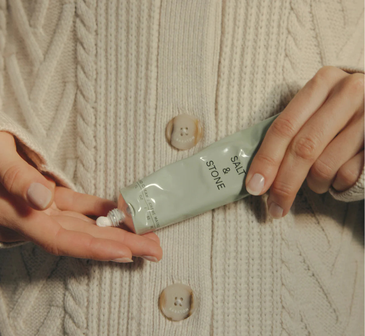 SALT &amp; STONE - HAND CREAM - BERGAMOT &amp; EUCALYPTUS